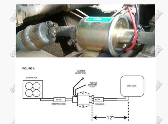 HEP-02A Universal Electric Fuel Pump 12V 24V For Toyota Nissan MazdaPetrol Gasoline