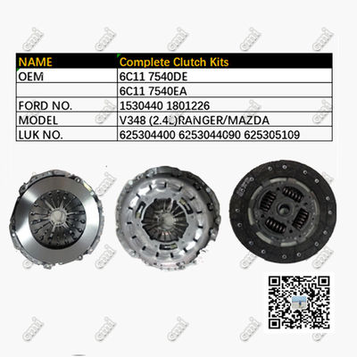 Complete Clutch Kits for 2012 Ford Ranger MAZDA BT50 250MM FORD TRANSIT V348 2.4L Luk 6253044090