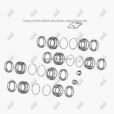 0447860050 Toyota Disc Brake Caliper Repair Kit 4RUNNER FJ Cruiser