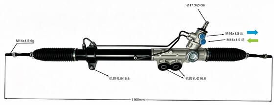 49001-JR800 New Power Steering Rack For 49001JR800 NISSAN NAVARA D40
