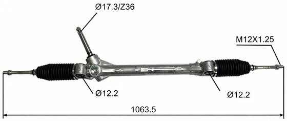 48001-3AW0A Power Steering Rack and Pinion Assembly For 480013AW0A NISSAN SUNNY N17 March K13