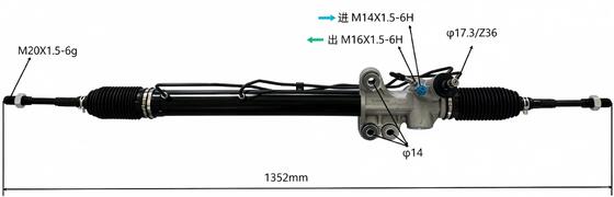 49001-3XT0B Power Steering Rack For 490013XT0B NISSAN Urvan NV350 E26