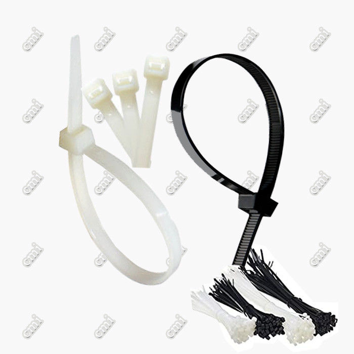 TS16949 Vehicle Spare Parts 12 Inch Cable Zip Ties High Tensile Strength