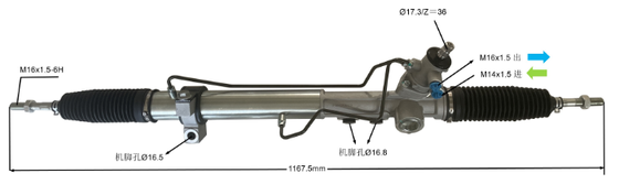 49001-4KH0A Power Steering Rack and Pinion Assembly For 490014KH0A  NISSAN Navara NP300 D23